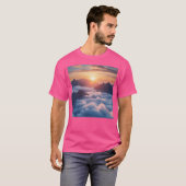Sonnenaufgang Berge Landschaft Landschaft Landscha T-Shirt (Vorne ganz)