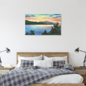 Sonnenaufgang Blick auf Buck Mountain Leinwanddruck (Insitu (Schlafzimmer))