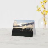Sonnenaufgang-Blindbemerkungskarte Karte (Gelbe Blume)