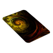 Sonnenaufgang Blumenrot Abstrakt Art Premium Magaz Magnet (Rechte Seite)