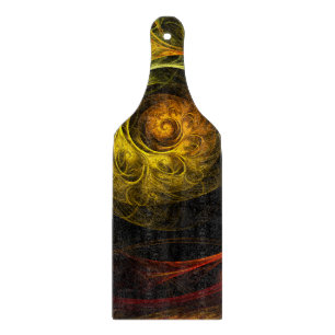 Sonnenaufgang Blumenrote Abstrakt Art Paddel Schneidebrett