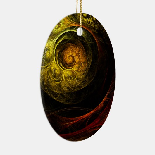 Sonnenaufgang Blumenrote Abstrakte Kunst, Dichtung Keramikornament (Rechts)