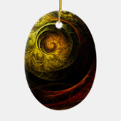 Sonnenaufgang Blumenrote Abstrakte Kunst, Dichtung Keramikornament (Vorne)