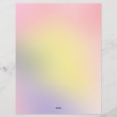 Sonnenaufgang Briefbogen (Rückseite)