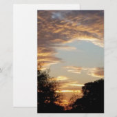 Sonnenaufgang Briefpapier (Vorne/Hinten)
