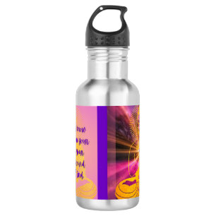 Sonnenaufgang Buddha #6 - Wasser ist lebendig Edelstahlflasche