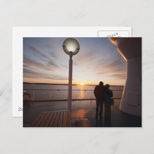 Sonnenaufgang Cruise Postkarte (Vorne/Hinten)
