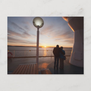 Sonnenaufgang Cruise Postkarte