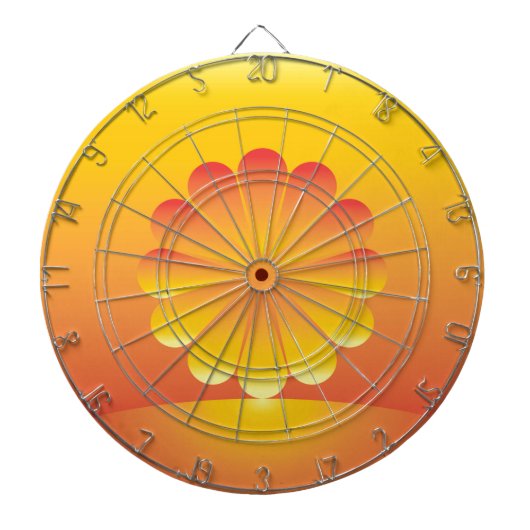 Sonnenaufgang Dartscheibe (vorne)
