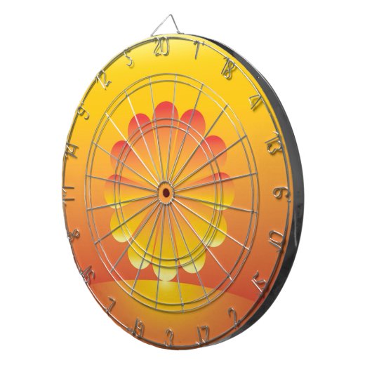 Sonnenaufgang Dartscheibe (Vorderseite rechts)