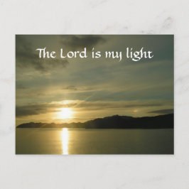 Sonnenaufgang - der Herr ist mein Licht Postkarte