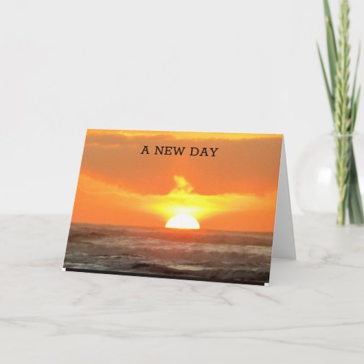 Sonnenaufgang des HOPE-Fotos Karte (Vorderseite)