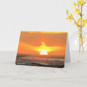 Sonnenaufgang des HOPE-Fotos Karte (Gelbe Blume)