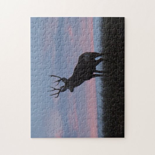 Sonnenaufgang-Dollar des Maultierhirsch-D3 Puzzle (Vertikal)