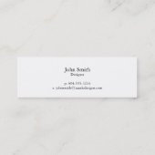 Sonnenaufgang-dünne Visitenkarten Mini Visitenkarte (Rückseite)