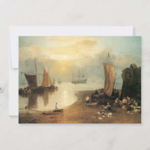 Sonnenaufgang durch Dunst von Joseph Turner Einladung