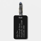 Sonnenaufgang durch Eiskeln Winternaturfotografie Gepäckanhänger (Rückseite vertikal)