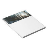 Sonnenaufgang durch Eiskeln Winternaturfotografie Notizblock (angewinkelt)