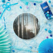 Sonnenaufgang durch Eiskeln Winternaturfotografie Pappteller (Party)