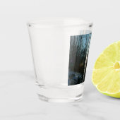 Sonnenaufgang durch Eiskeln Winternaturfotografie Schnapsglas (Links)