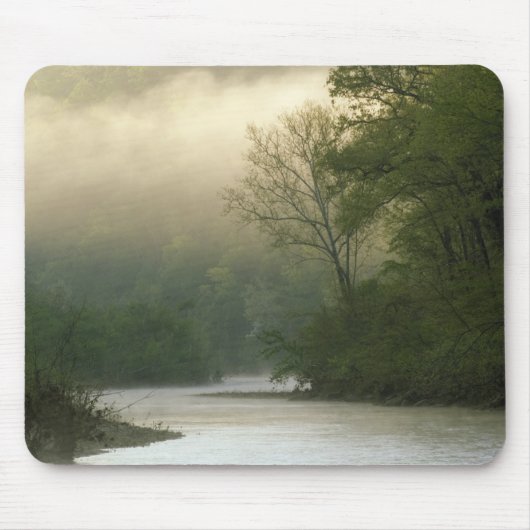 Sonnenaufgang durch Nebel aus Red Bluff, Mousepad (Vorne)