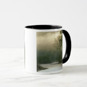 Sonnenaufgang durch Nebel aus Red Bluff, Tasse (VorderseiteRechts)