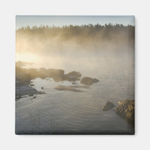 Sonnenaufgang durch Nebel in Anderson Bay, Regneri Magnet