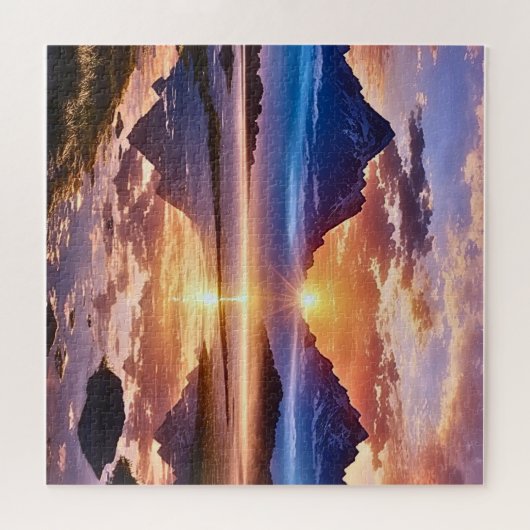 Sonnenaufgang ein neuer Anfängertag Puzzle (Horizontal)