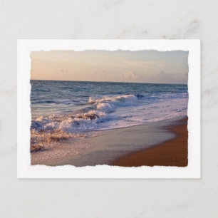 Sonnenaufgang entlang des Strandes von Florida Postkarte