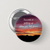 Sonnenaufgang-Erfolgs-Abzeichen/-knopf Button (Vorne & Hinten)