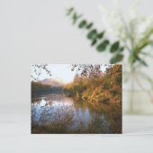 Sonnenaufgang Fall Creek Postkarte (Stehend Vorderseite)