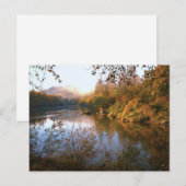 Sonnenaufgang Fall Creek Postkarte (Vorne/Hinten)