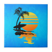 Sonnenaufgang Fliese (Vorderseite)