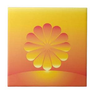 Sonnenaufgang Fliese