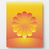 Sonnenaufgang Fotoplatte (Vorderseite)