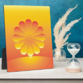 Sonnenaufgang Fotoplatte (Seite)