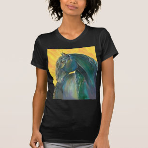 Sonnenaufgang-friesisches Rind T-Shirt