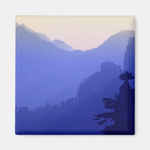 Sonnenaufgang, Gelber Berg, Huangshan, China Magnet