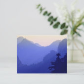 Sonnenaufgang, Gelber Berg, Huangshan, China Postkarte (Stehend Vorderseite)