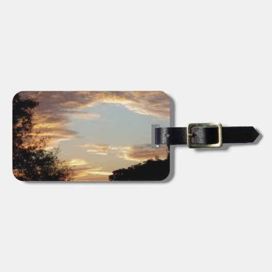 Sonnenaufgang Gepäckanhänger (Vorderseite horizontal)