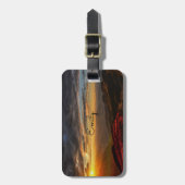 Sonnenaufgang. Gepäckanhänger (Vorderseite vertikal)