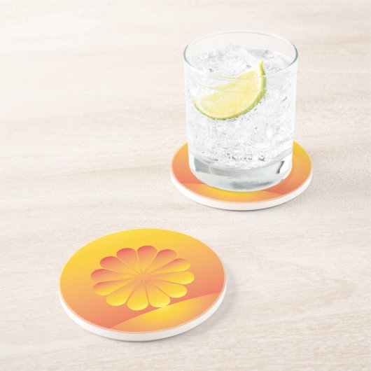 Sonnenaufgang Getränkeuntersetzer (Seite)