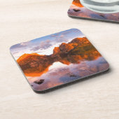 Sonnenaufgang Getränkeuntersetzer (Linke Seite)