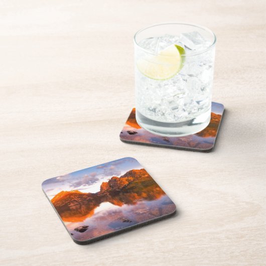 Sonnenaufgang Getränkeuntersetzer (Rechte Seite)