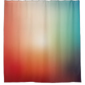 Sonnenaufgang glatter Mesh Gradient Graphic Art Duschvorhang (Vorderseite)