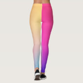 Sonnenaufgang Glow-Übung Leggings (Rückseite)