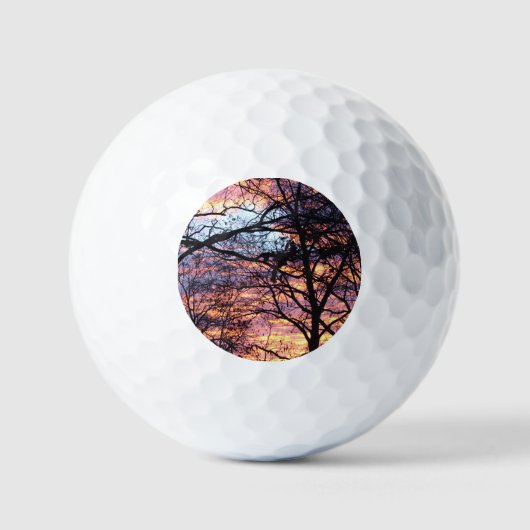 Sonnenaufgang Golfball (Vorderseite)