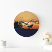 Sonnenaufgang Große Wanduhr (Zuhause)