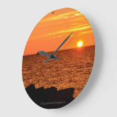 Sonnenaufgang Große Wanduhr (Winkel)