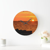 Sonnenaufgang Große Wanduhr (Zuhause)